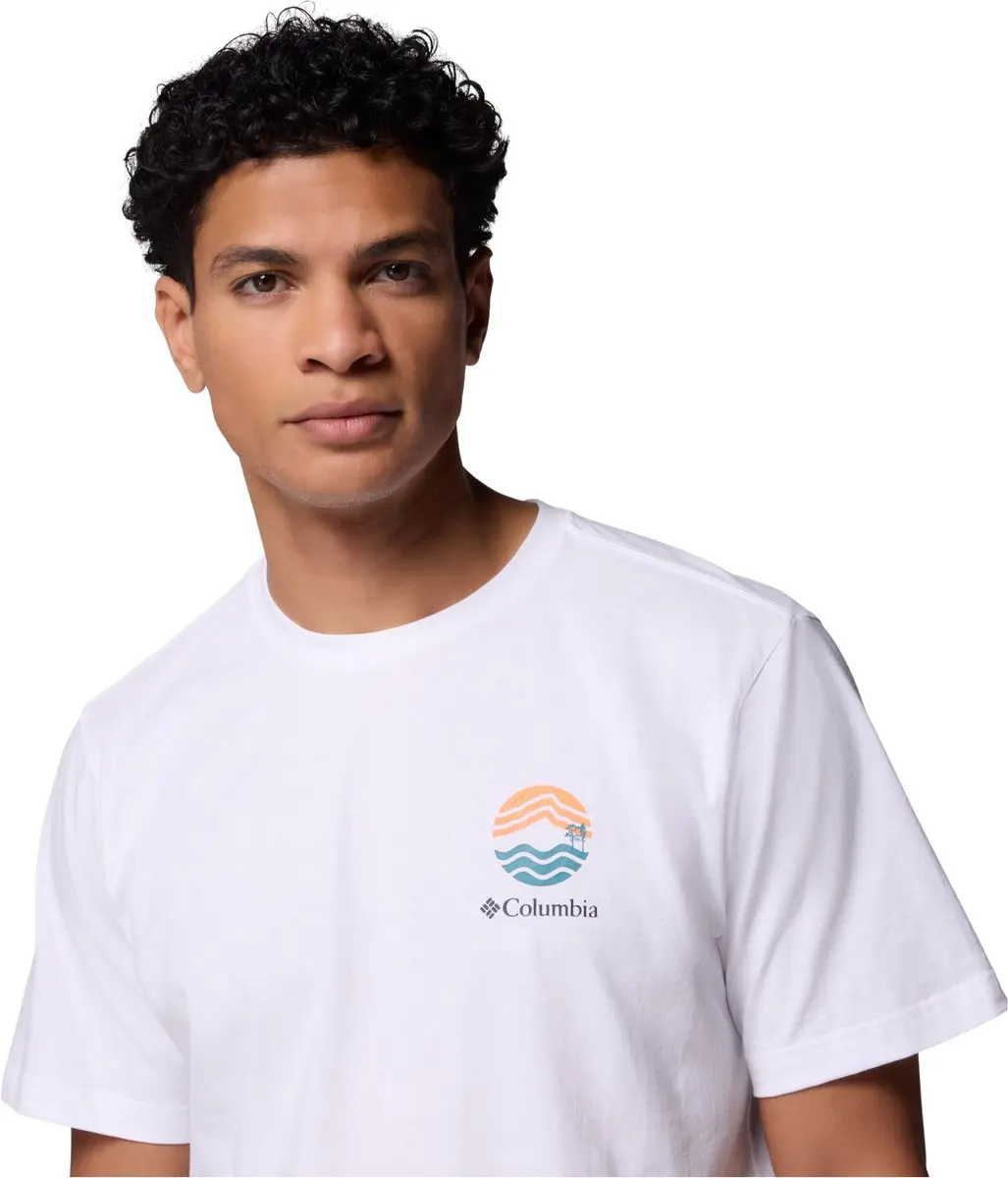Columbia Kettle River Outdoor T-Shirt Heren - Wit - L - afbeelding 4 van 5