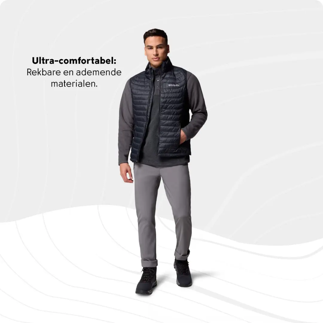 Columbia Powder Pass Hybrid Heren Bodywarmer - Zwart - afbeelding 6 van 6