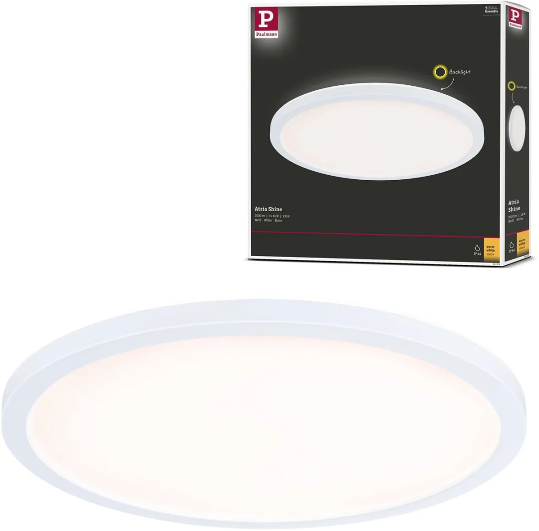 Paulmann Atria Shine LED-paneel 16W 1600lm 3000K