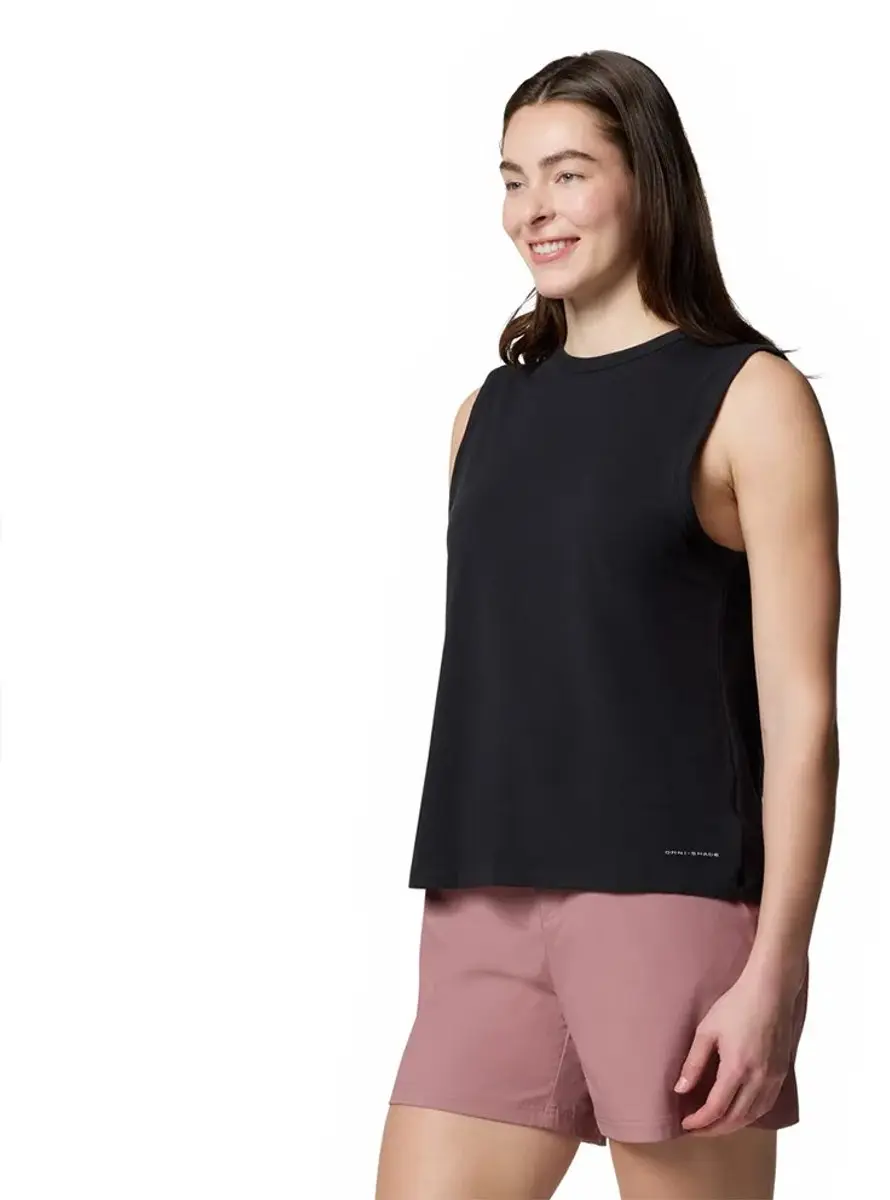 Columbia Sun Trek™ Ii Mouwloos T-shirt Zwart S Vrouw