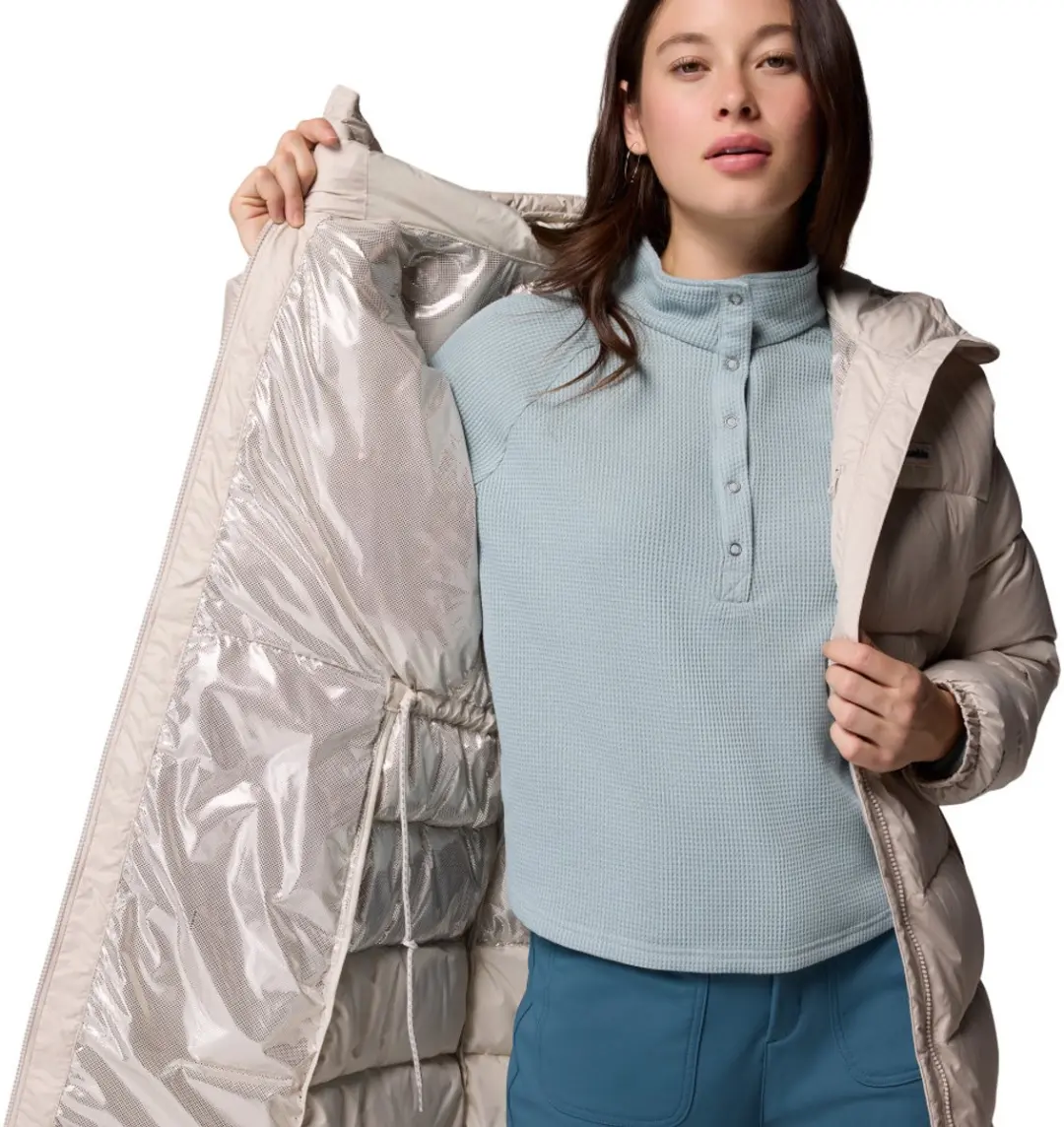 Columbia Pike Lake III Long Dames Outdoorjas - Dark Stone - afbeelding 4 van 6