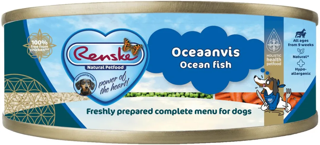 Renske Blik Vers Gestoomd Oceaanvis 95g - 24 Stuks