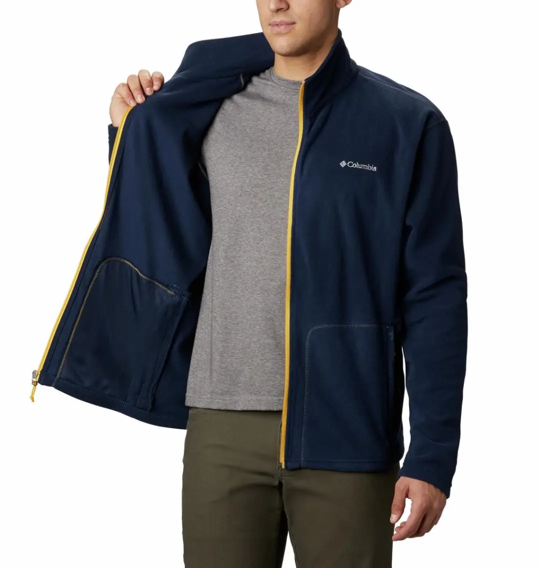 Columbia Fast Trek™ Light Full Zip Fleece Fleece Jas Heren - Fleece Jas met volledige ritssluiting - Fleece Vest - Blauw - Maat S - afbeelding 6 van 6