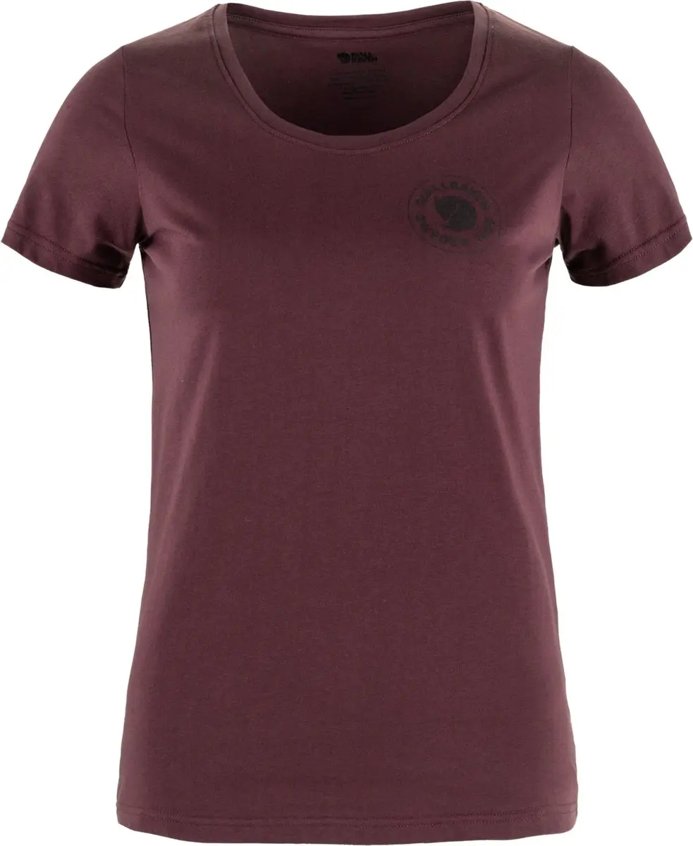 Fjällräven 1960 Logo T-shirt Dames - Port - L