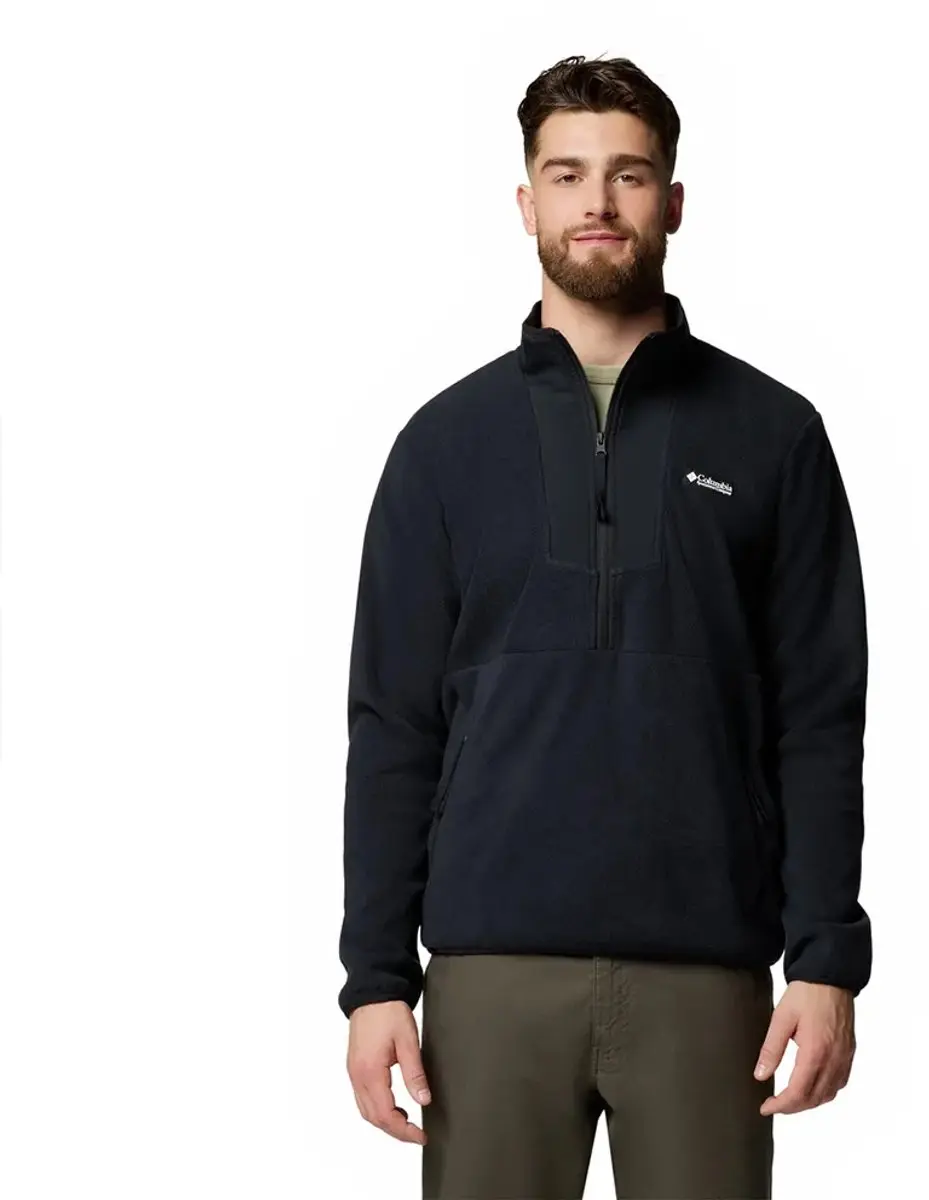 Columbia Sequoia Grove Halve Rits Fleece - Zwart - M