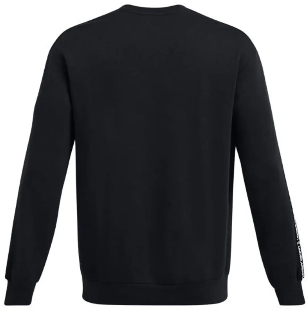 Under Armour Icon Fleece Crew Taping Sweatshirt - Zwart - afbeelding 2 van 2