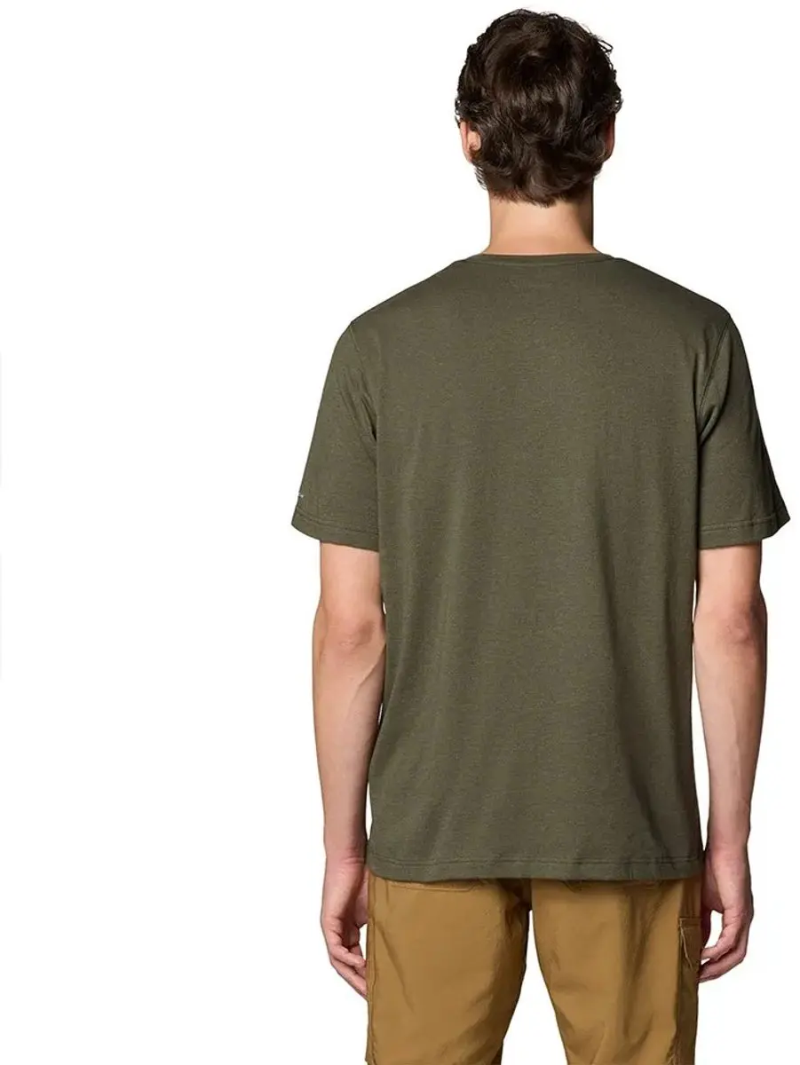 Columbia Thistletown Hills T-Shirt - Greenscape Heather - M - afbeelding 2 van 4
