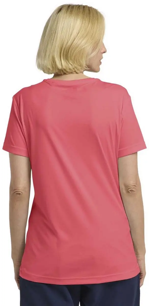 Jack Wolfskin Tech T-shirt Dames - Sunset Coral - M - afbeelding 2 van 6