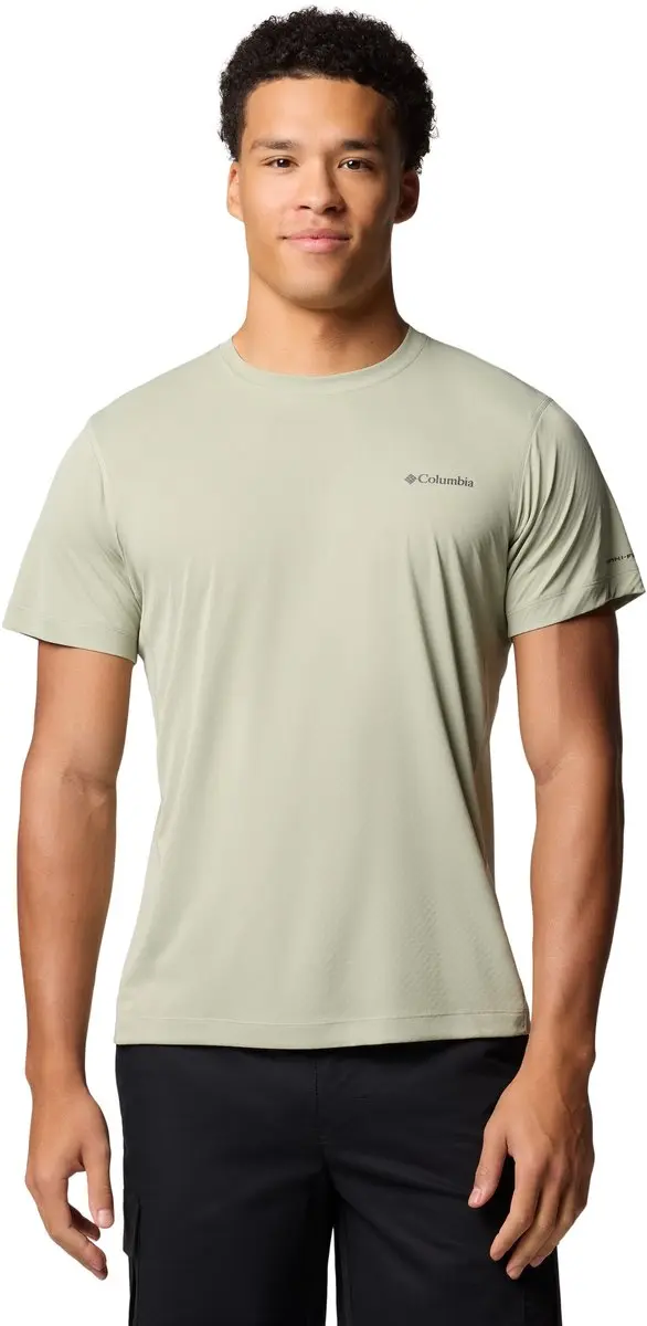 Columbia Zero Rules™ Light SS Crew Heren Outdoorshirt - Safari