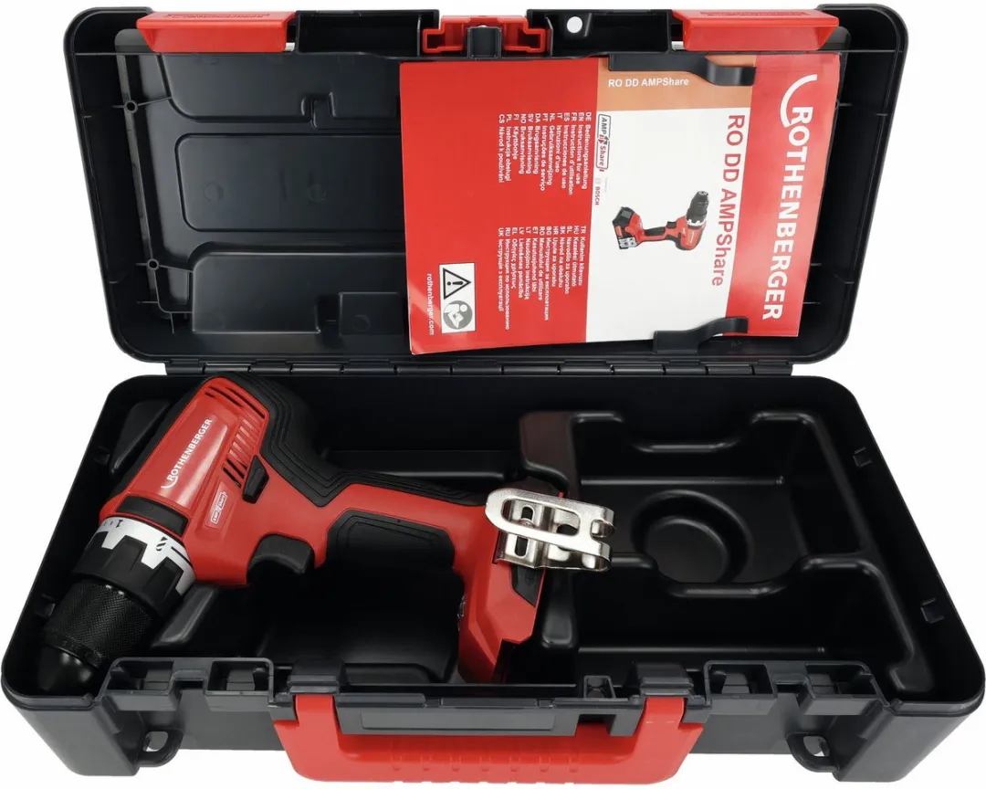 Rothenberger RO DD55 Accuboormachine 18V - 55Nm Brushless - 1x Accu - afbeelding 6 van 6