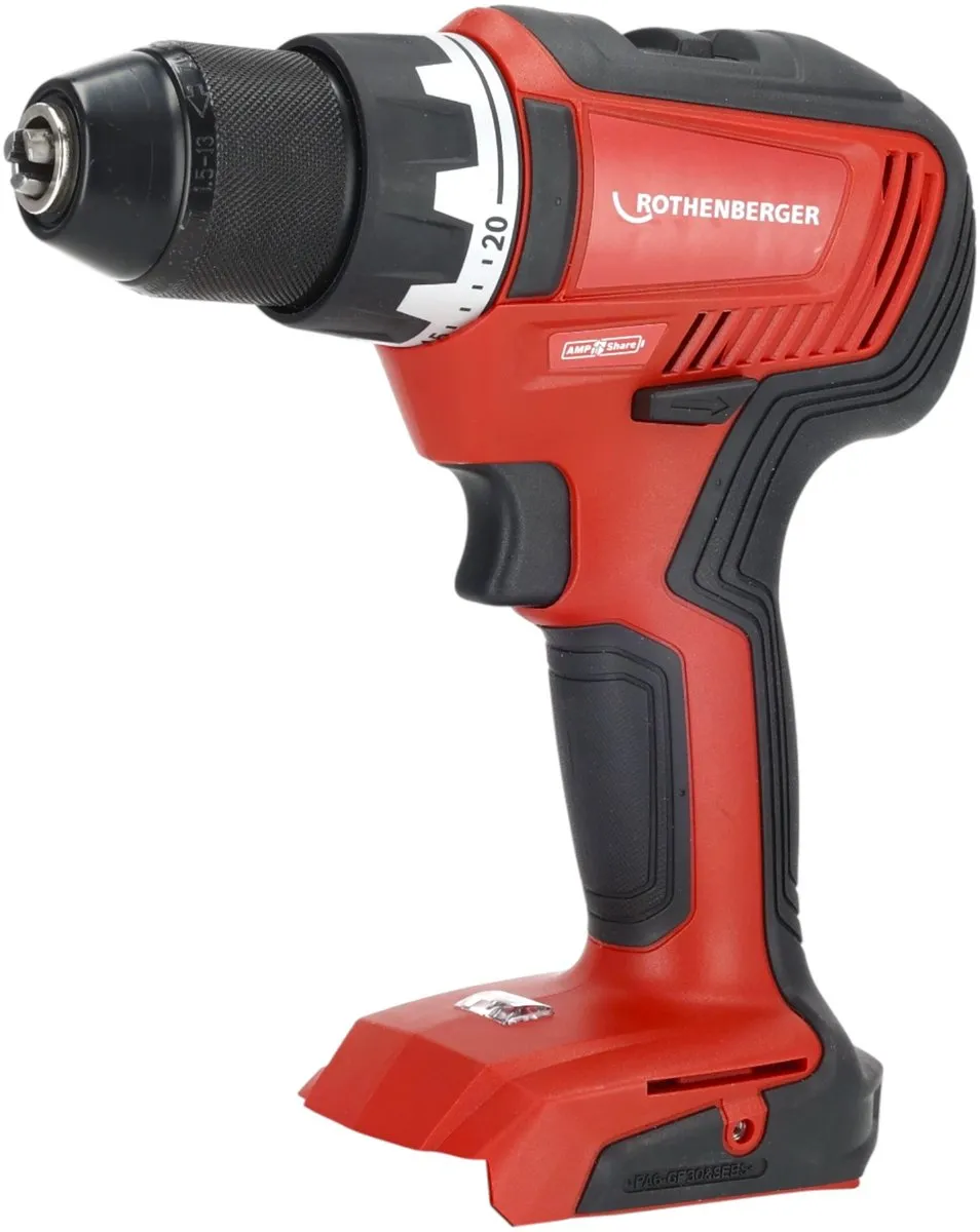 Rothenberger RO DD55 accuboormachine 18 V 55 Nm Brushless AMPShare ( 1000004712 ) Solo - zonder accu, zonder oplader