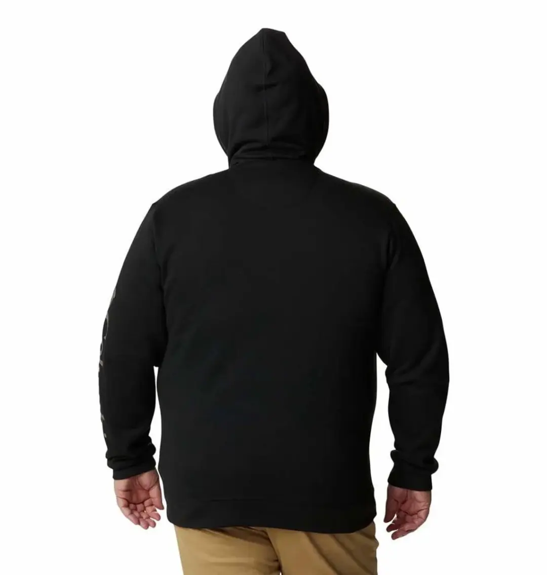 Columbia Logo Fleece Sweatshirt met Rits - Zwart - afbeelding 3 van 6
