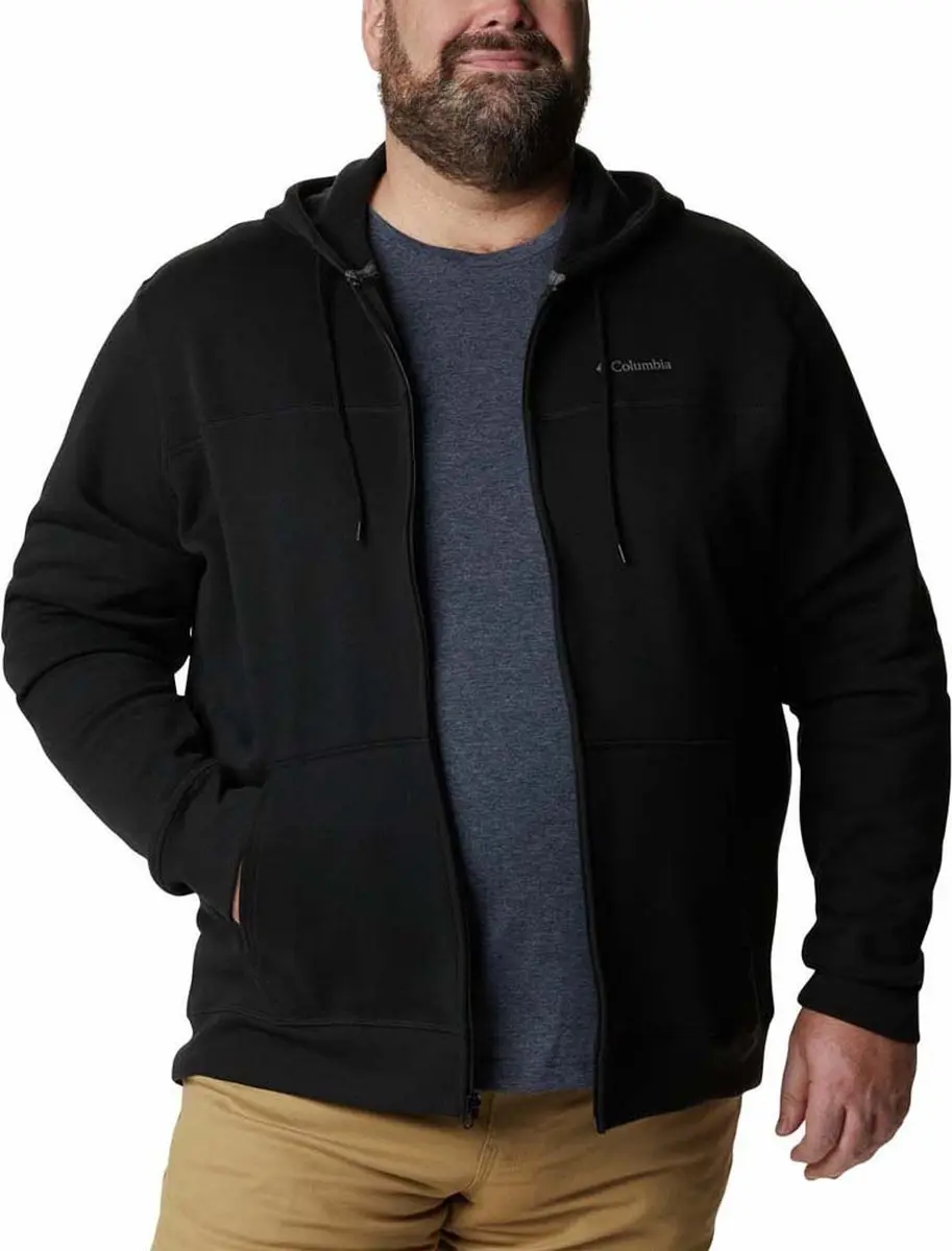 Columbia Logo Fleece Sweatshirt met Rits - Zwart - afbeelding 5 van 6