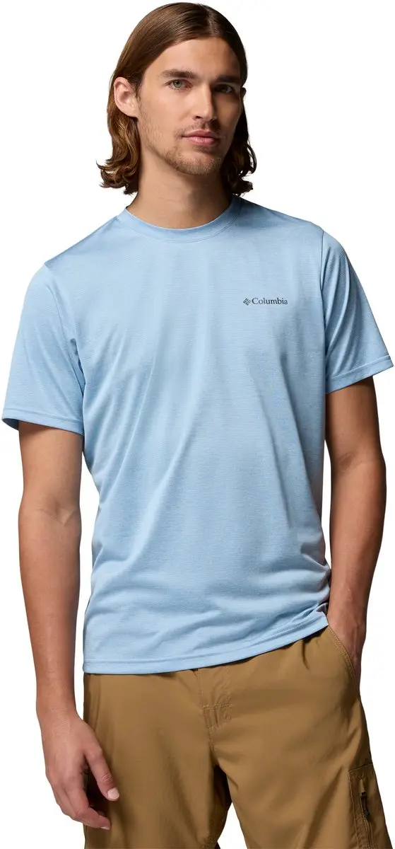 Columbia Columbia Hike™ Crew Heren Outdoorshirt - Ripple Blue Heather - afbeelding 2 van 3