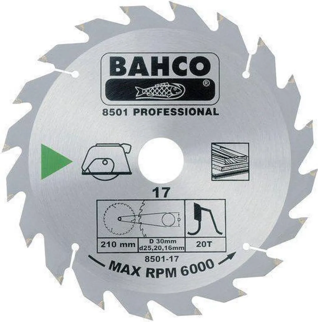 Bahco Cirkelzaag 8501-31 315mm - Hout - afbeelding 2 van 2