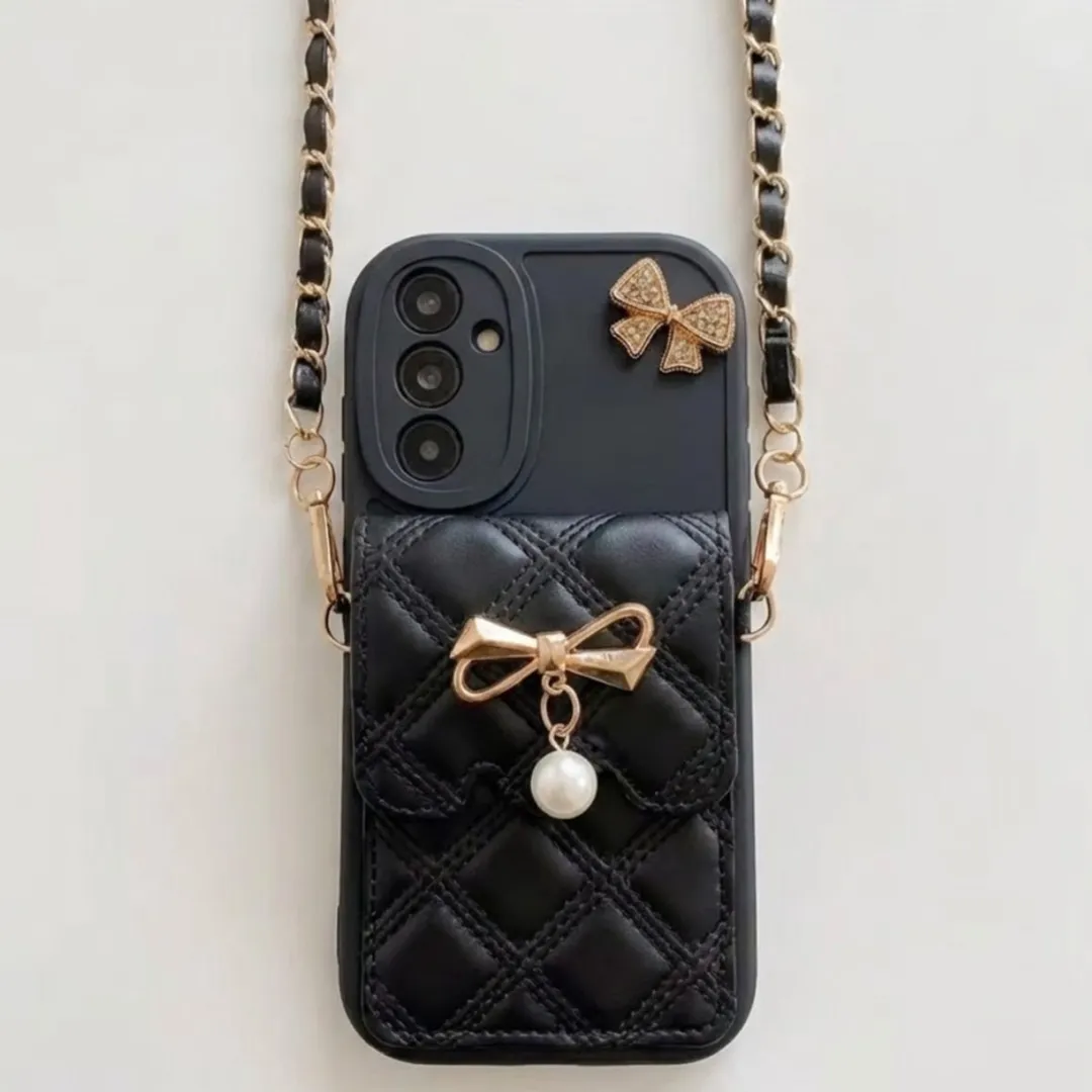 NUVEX Hoesje Samsung Galaxy S25 Lederlook Zwart