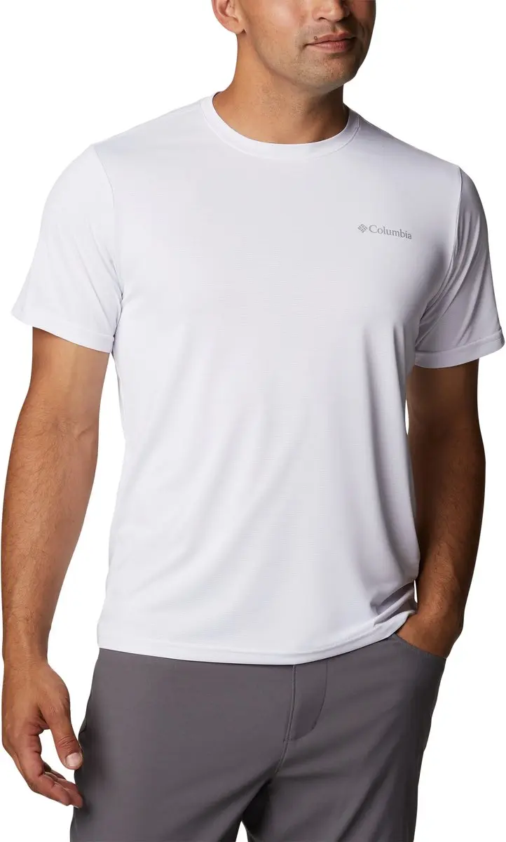 Columbia Hike Crew Heren Shirt - Wit - afbeelding 2 van 6