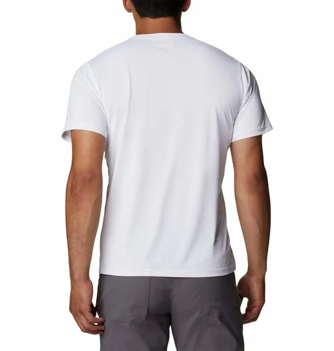 Columbia Hike Crew Heren Shirt - Wit - afbeelding 6 van 6