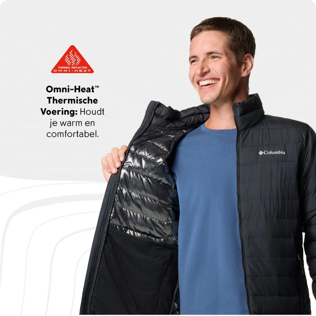 Columbia Powder Lite II Heren Outdoorjas - Zwart - XL - afbeelding 5 van 6
