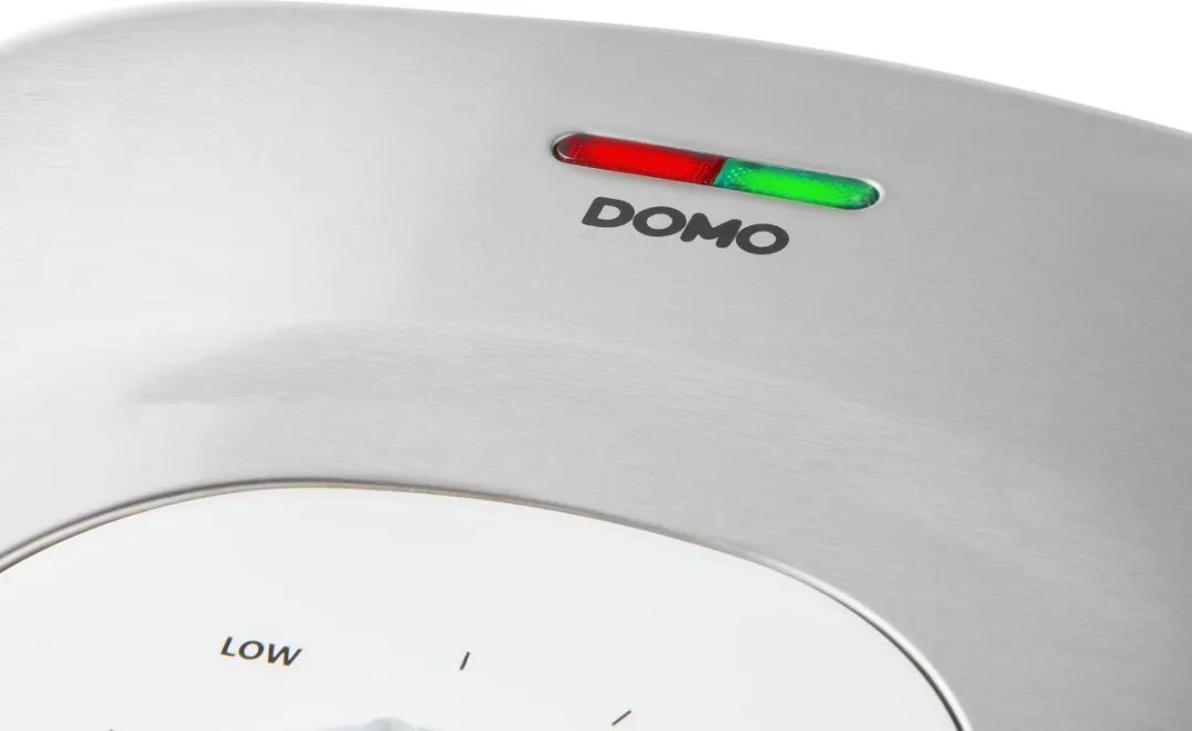 Domo DO9222W Wafelijzer 900W - 2 Platen - RVS/Wit - afbeelding 4 van 6