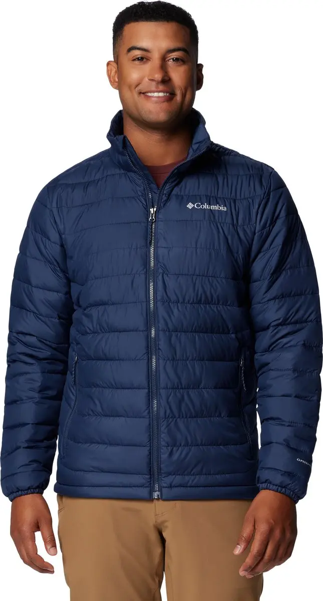Columbia Powder Lite II Heren Donsjack - Marineblauw - M