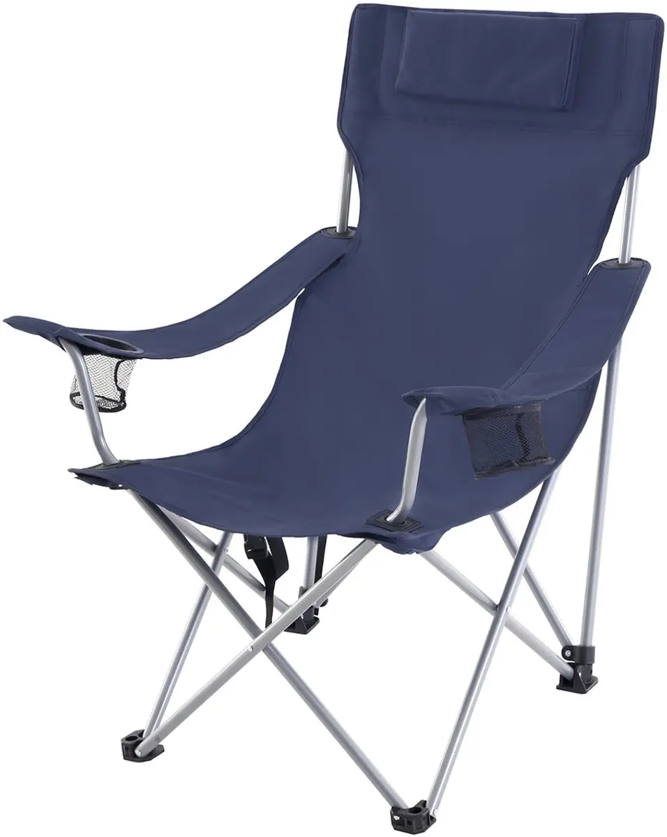 Campingstoel met armleuningen