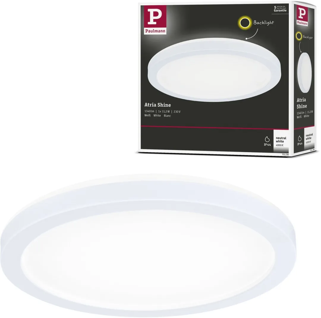 Paulmann Atria Shine LED-paneel 11,2W 850lm 4000K