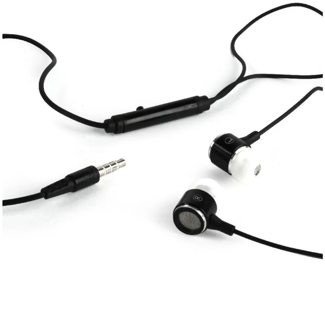 Gembird MHS-EP-001 In-ears met microfoon - Zwart