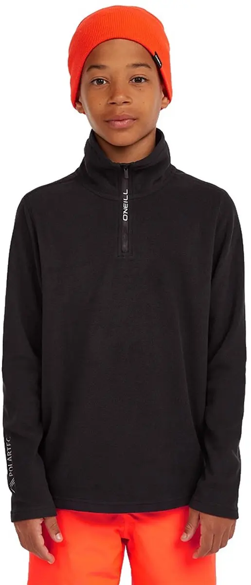 O´neill Fwc Cruz Jack´s Polartec Fleece Met Halve Rits Zwart 7-8 Years Jongen