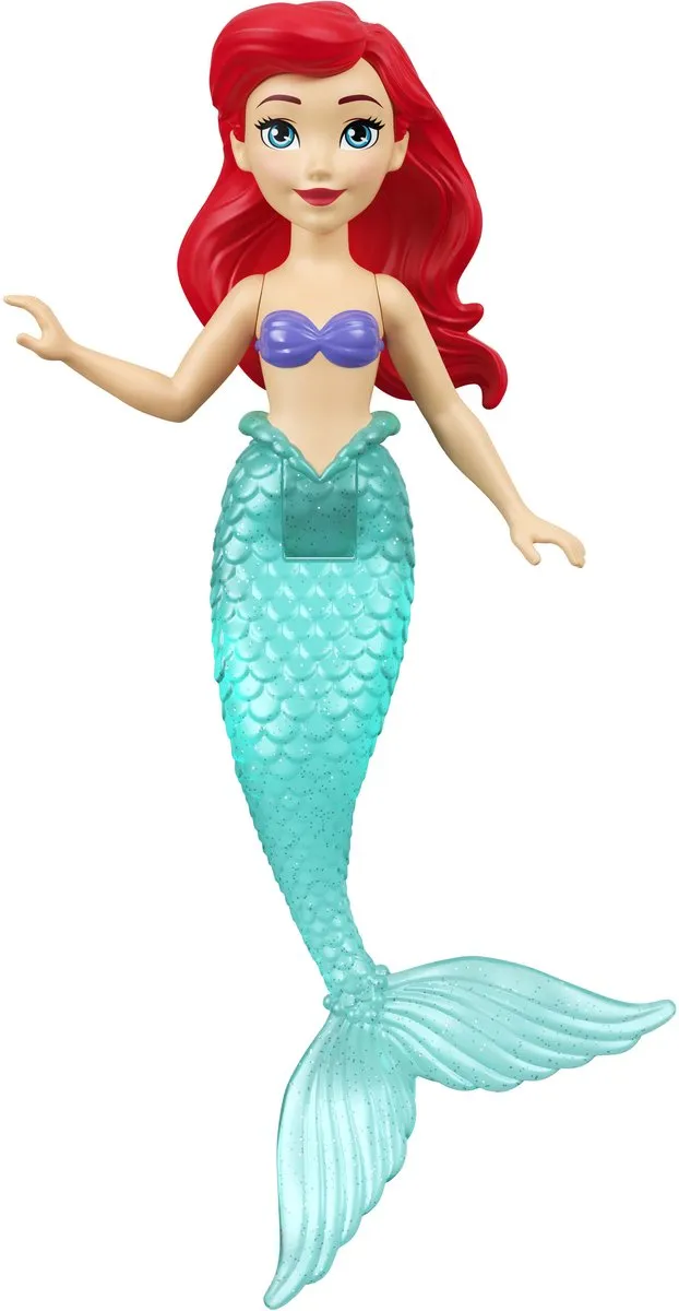 Disney Prinses Ariël Personageset - 4 Poppen Meerkleurig