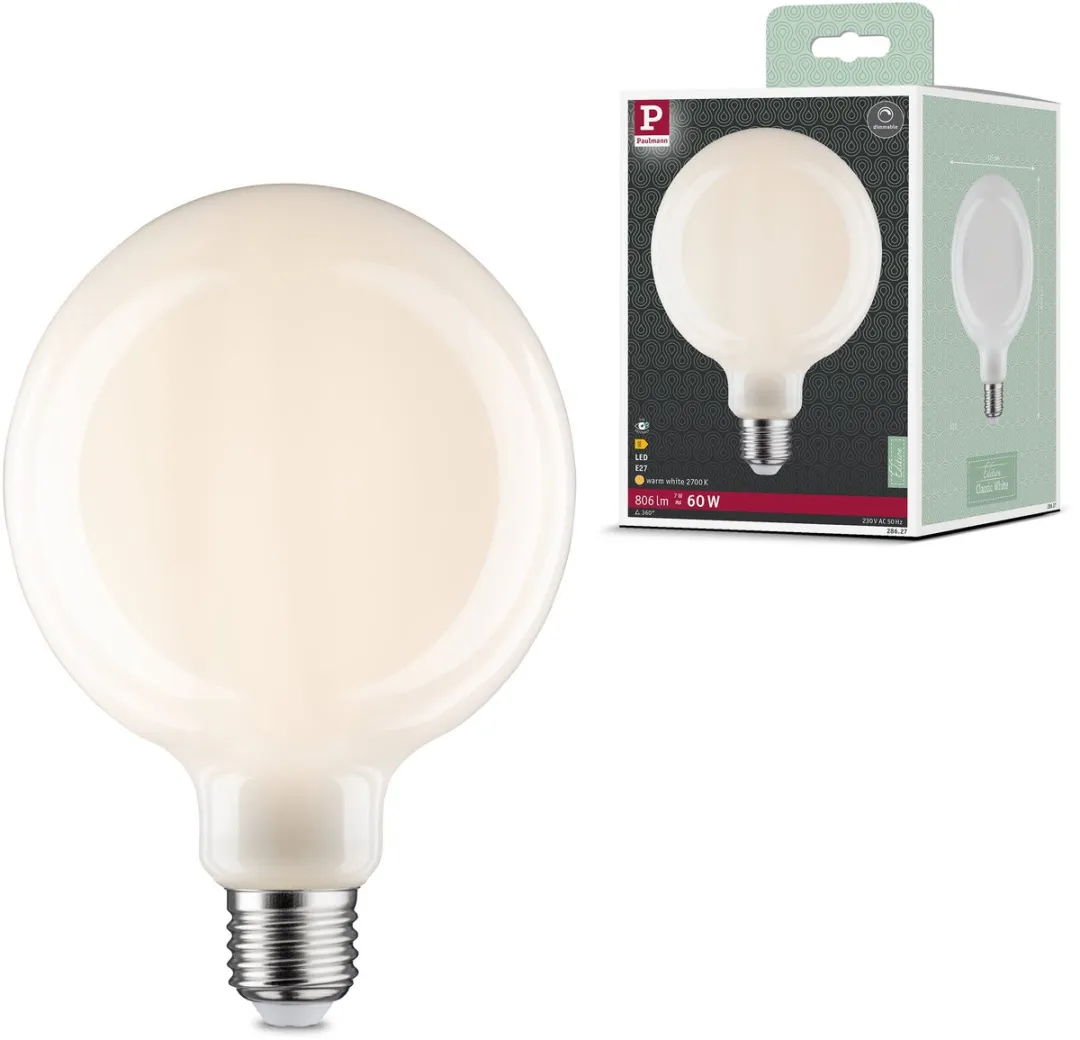 Paulmann Filament LED Globe G125 E27 7W 806lm