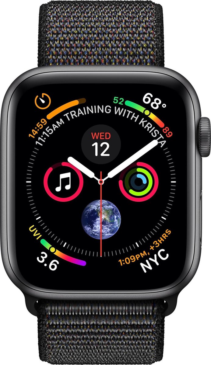 Apple Watch Series 4 GPS 40mm Grey Alu Black Sport Loop