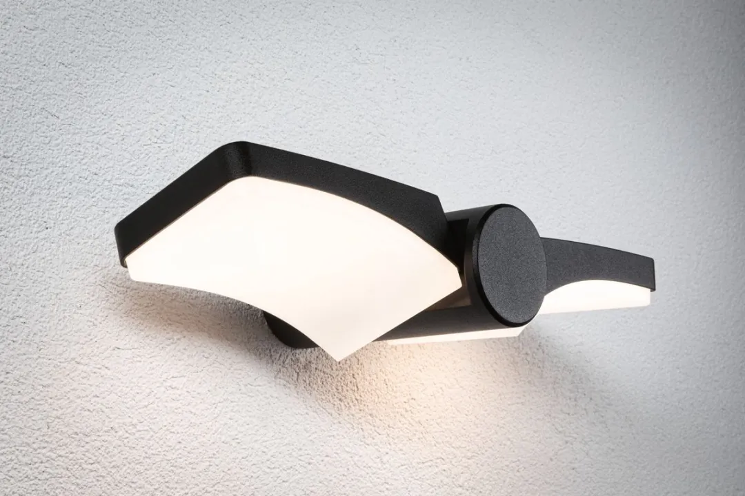 Paulmann Pekana LED Wandarmatuur Buiten 2x6W 3000K - Antraciet