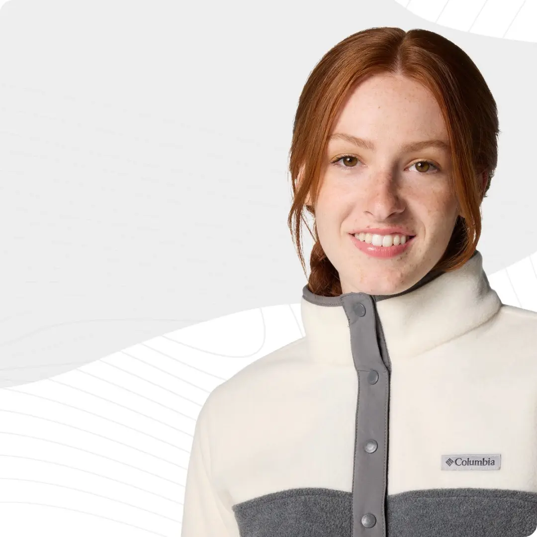 Columbia Benton Springs 1/2 Snap Pull Over II Damesfleece - afbeelding 3 van 5