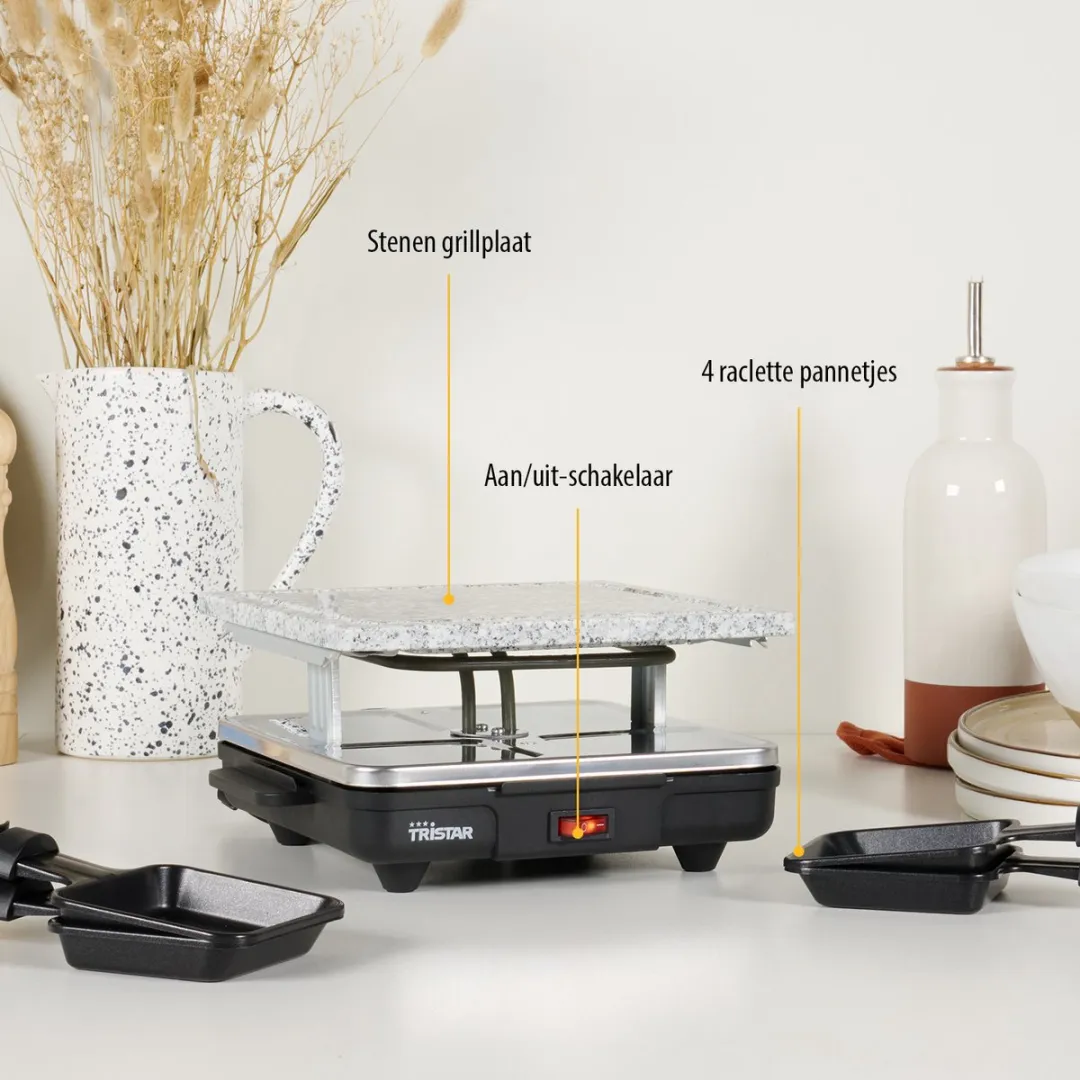 Tristar Gourmetset RA-2745 - 600W - 4 Personen - afbeelding 5 van 6
