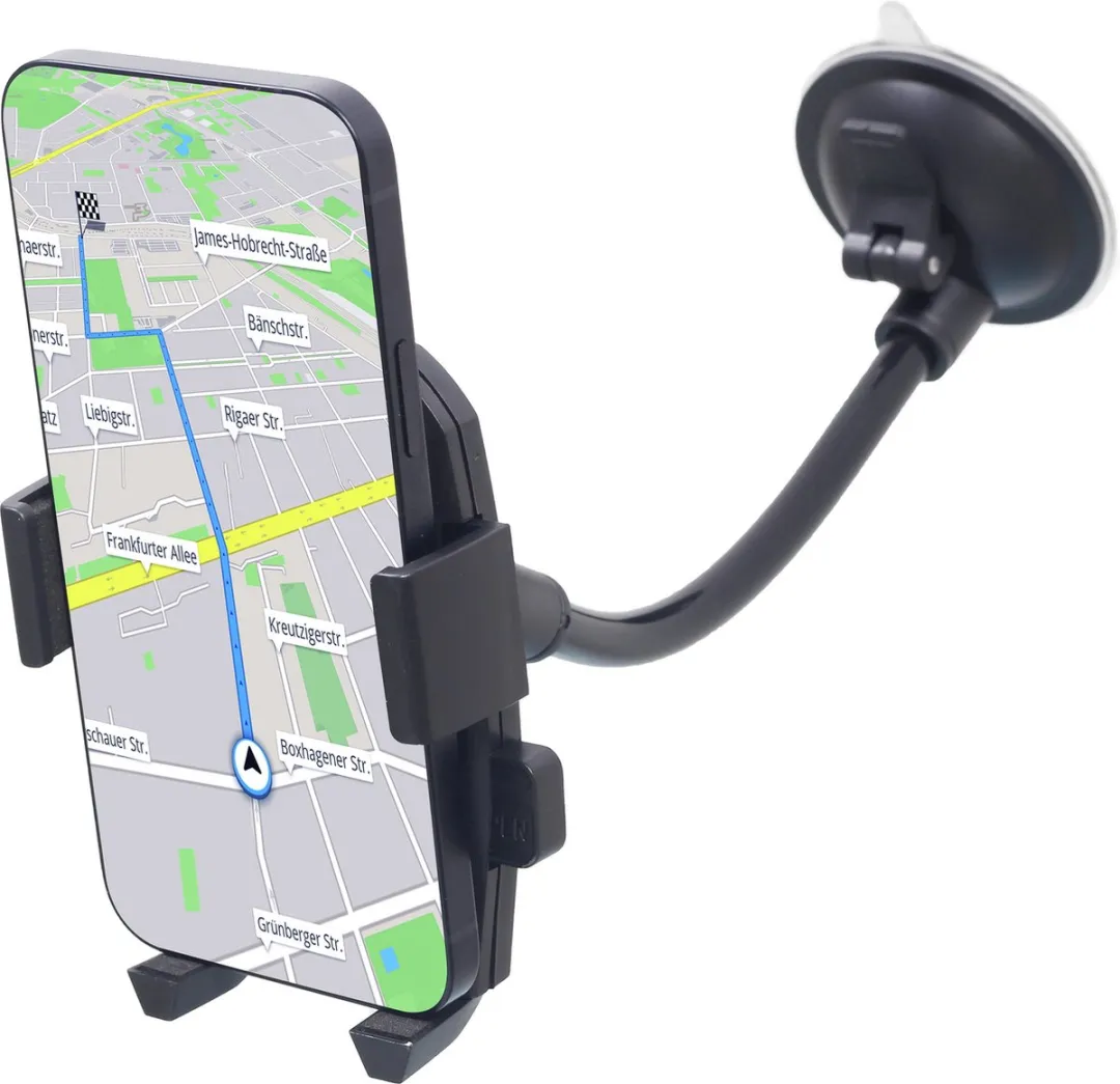 Gembird Autohouder TA-CHW-04 Smartphonehouder - 6 Inch - Zwart