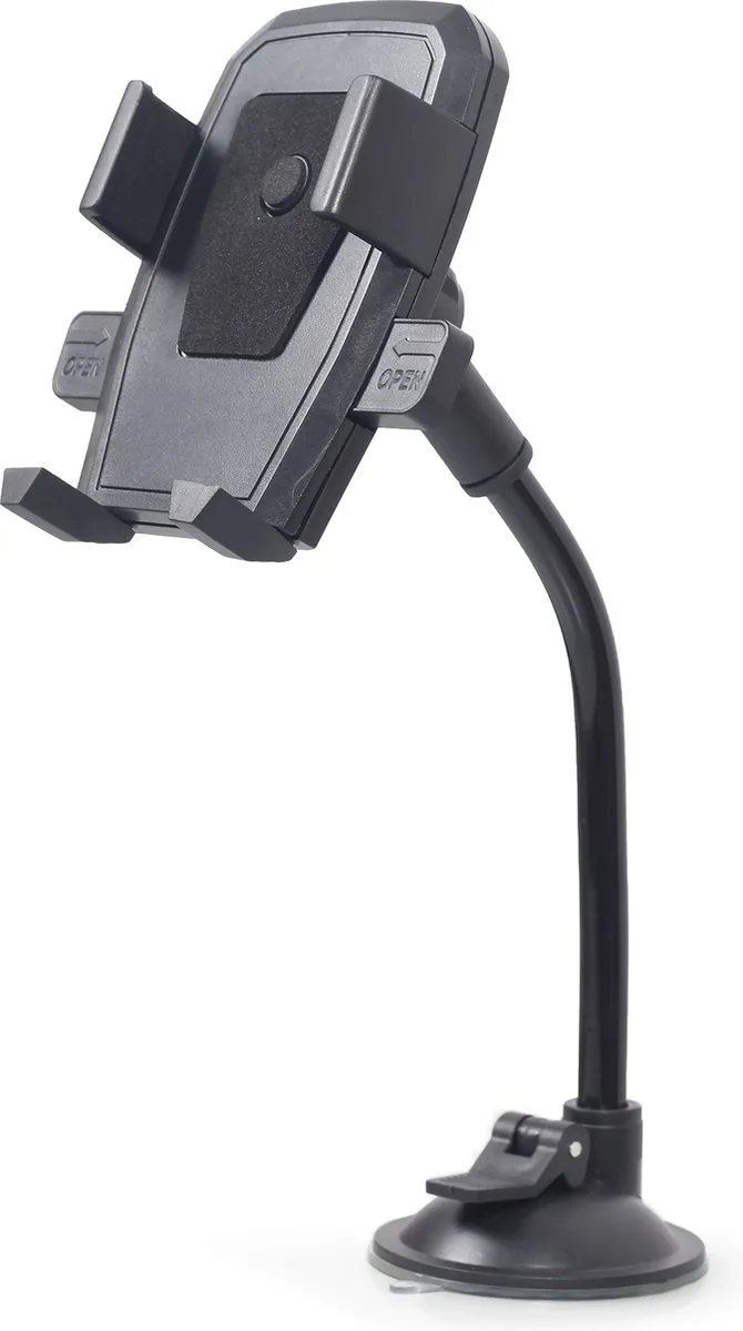 Gembird Autohouder TA-CHW-04 Smartphonehouder - 6 Inch - Zwart - afbeelding 6 van 6