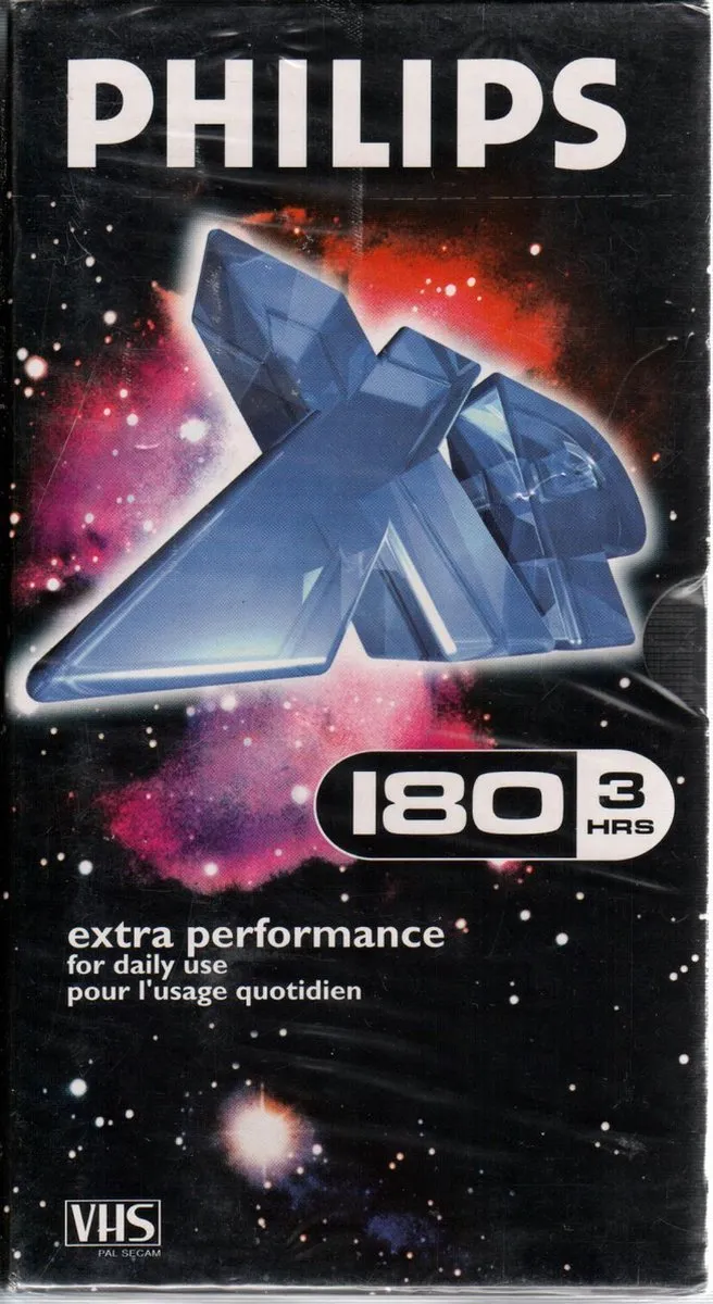 Philips VHS Videoband 180min