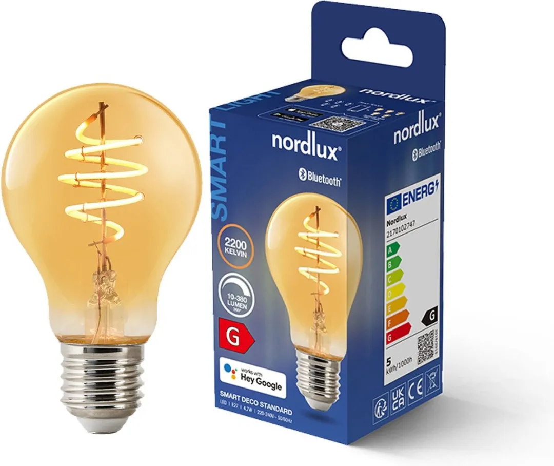 Nordlux A60 Smart Filament E27 Goud 2200K