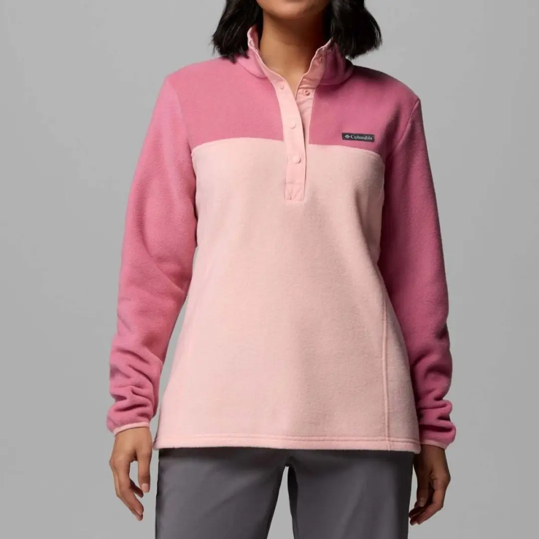 Columbia Benton Springs™ Ii Snap Fleece Met Halve Rits Roze S Vrouw