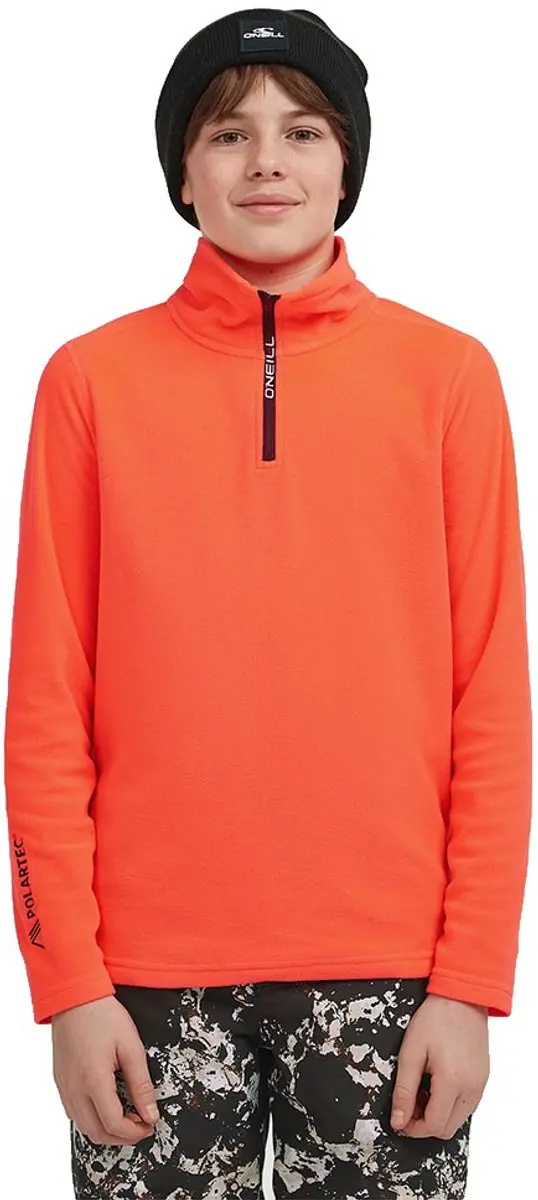 O´neill Fwc Cruz Jack´s Polartec Fleece Met Halve Rits Oranje 9-10 Years Jongen