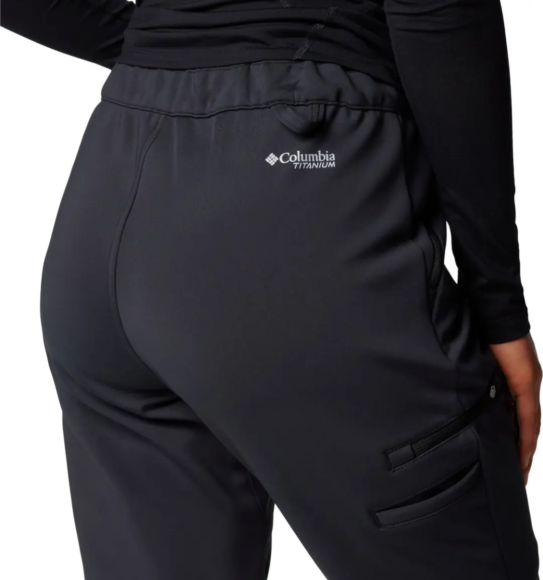 Columbia Vast Canyon High-rise Broek Dames - Zwart M - afbeelding 6 van 6