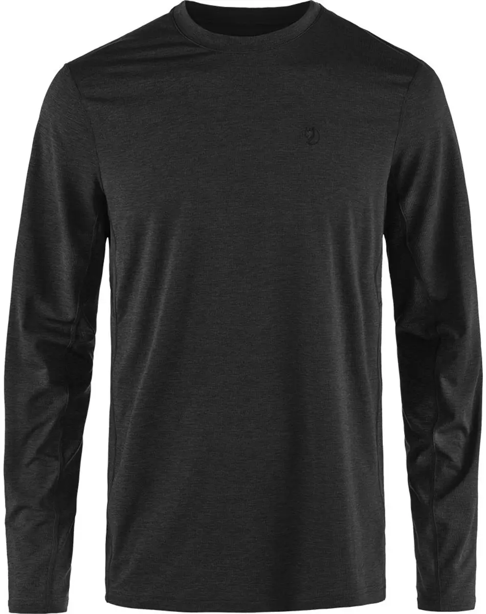 Fjällräven Abisko Day Hike T-shirt Met Lange Mouwen Zwart S Man