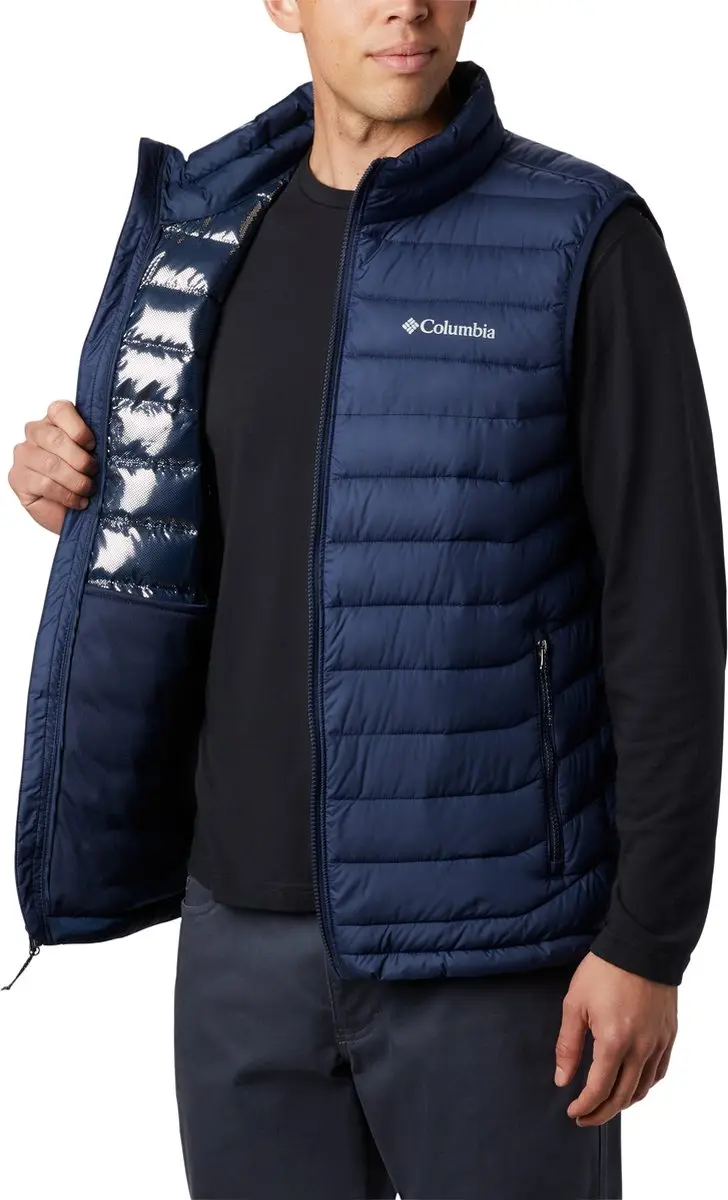 Columbia Powder Lite II Heren Bodywarmer - Collegiate Navy - afbeelding 6 van 6