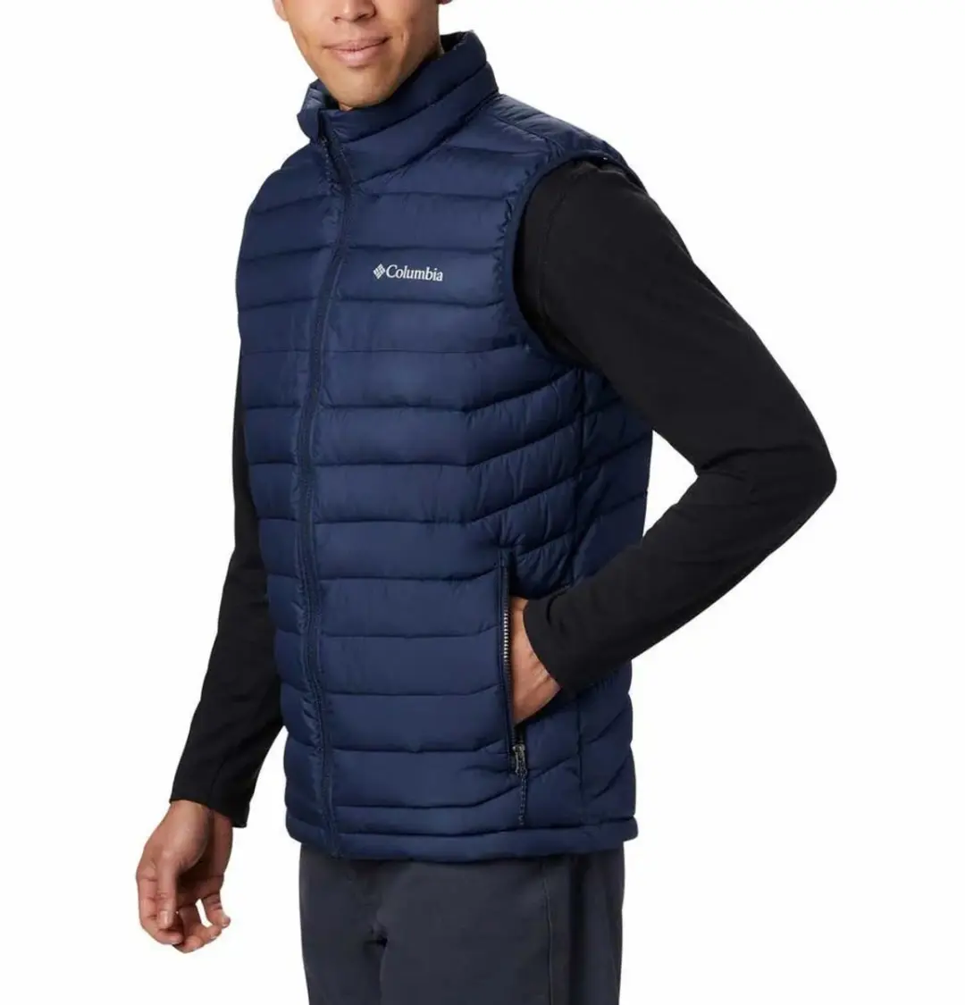 Columbia Powder Lite II Heren Bodywarmer - Collegiate Navy - afbeelding 3 van 6