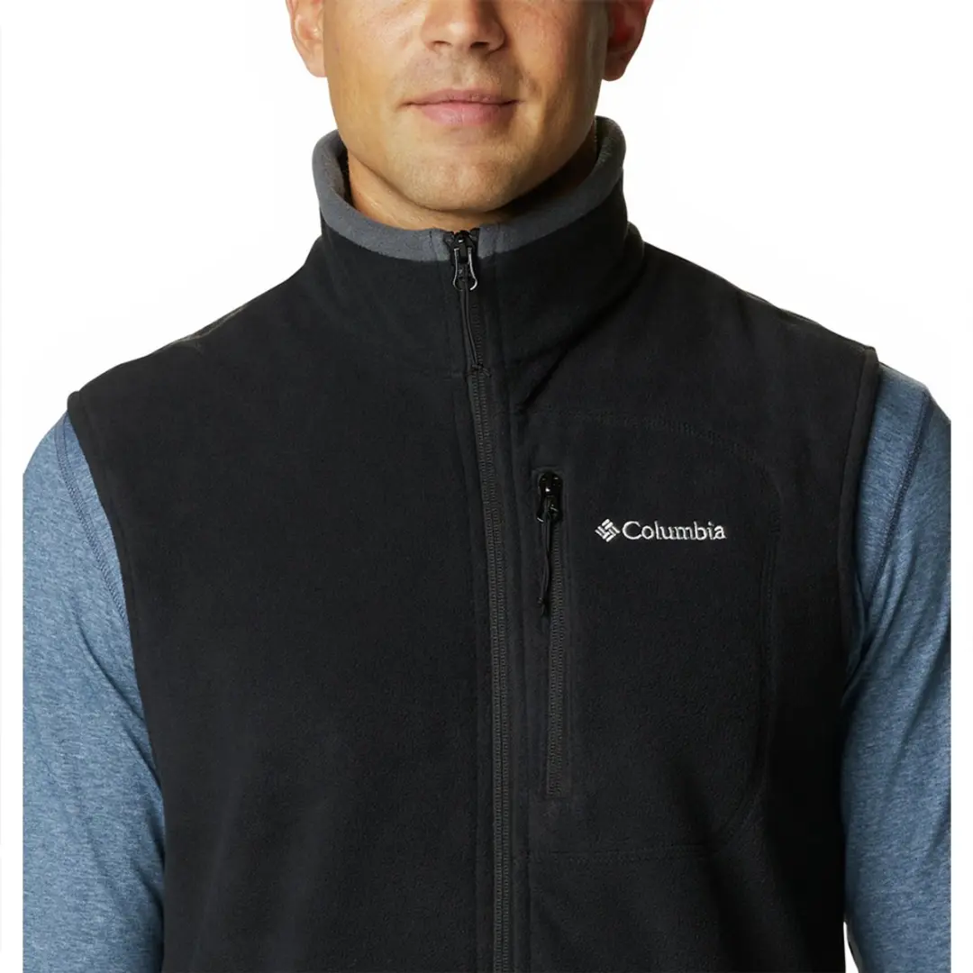 Columbia Fast Trek Fleece Vest Heren - Zwart - afbeelding 5 van 6