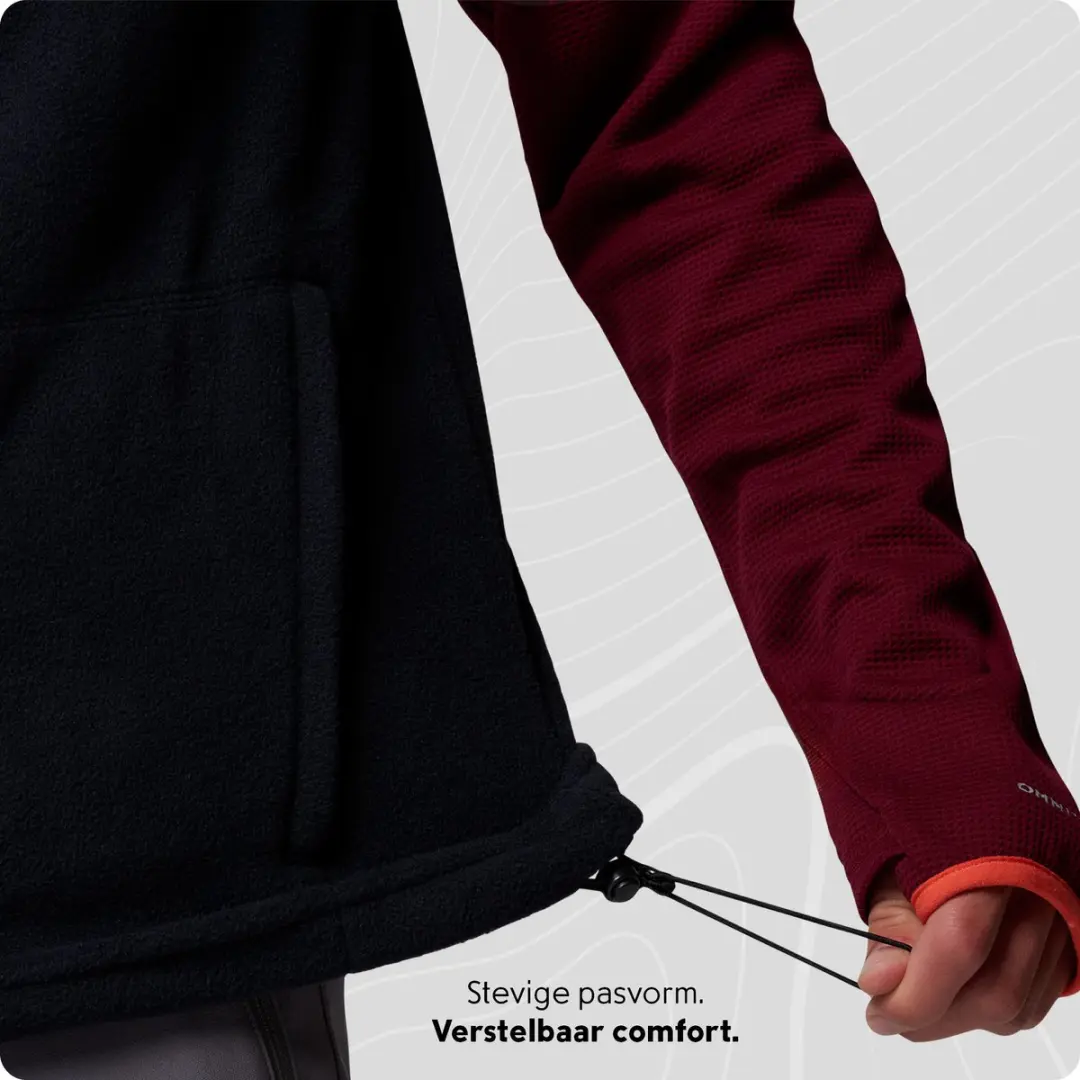 Columbia Fast Trek Fleece Vest Heren - Zwart - afbeelding 6 van 6