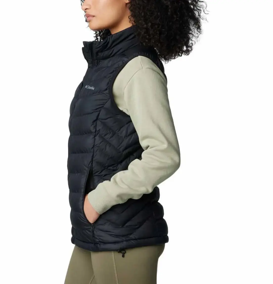 Columbia Powder Lite II Bodywarmer Dames - Zwart - afbeelding 3 van 6
