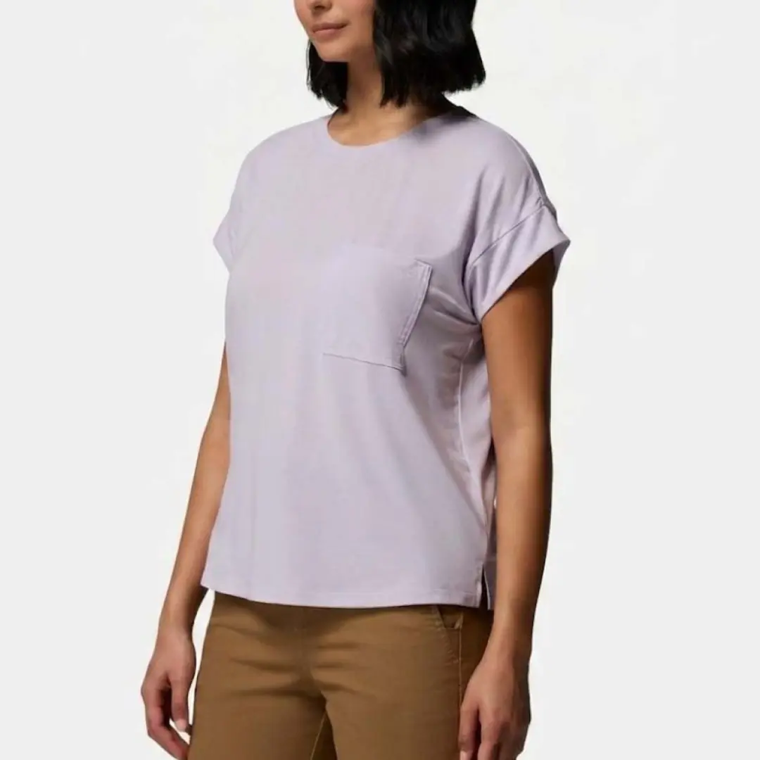 Columbia Daniela Falls™ T-shirt Met Korte Mouwen Paars S Vrouw