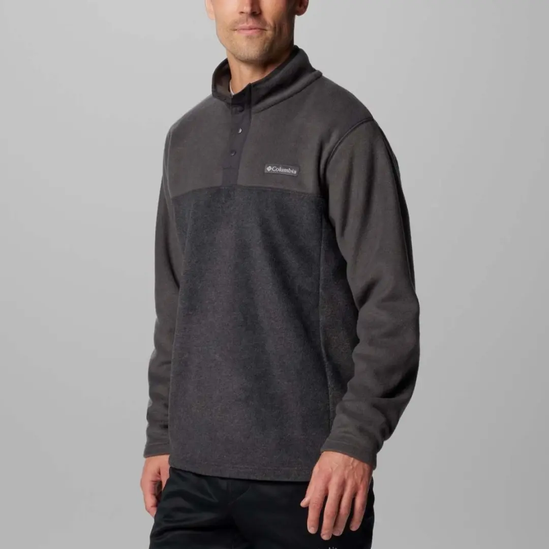 Columbia Steens Mountain Half Snap II Heren Fleece - Zwart - afbeelding 2 van 6